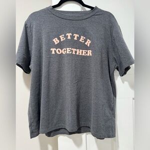 Women’s tee worn once